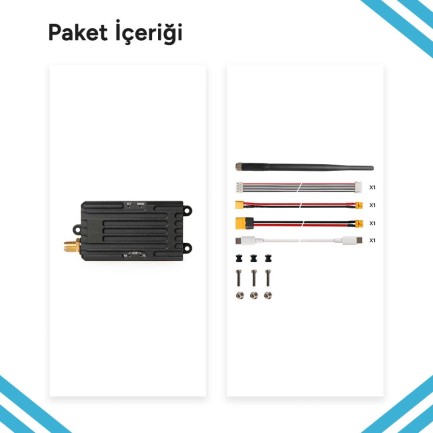 Holybro SiK Telemetry Radio 915MHz Modem Uzun Menzilli Radyo Telemetri Seti (Single) - Thumbnail
