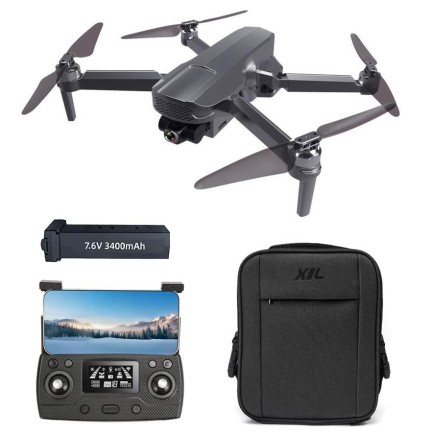 HOSHI - HOSHI XIL 011 4K GPS Kameralı Drone Seti - 1KM Menzil & 3 Eksen Gimbal & Takip Modu & RTH & 50X Zoom