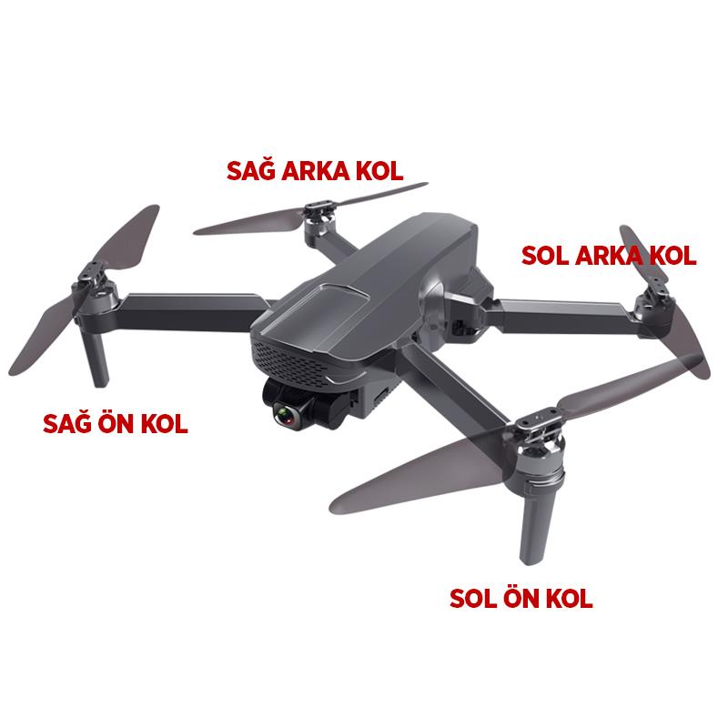 HOSHI XIL 011 Drone İçin Sağ Arka Motor Kolu Arm