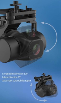 HOSHI XIL 012 Max 4K + GPS + 3 Axis Gimbal Kameralı Drone Seti - 1 Km Menzil - 25 Dakika Uçuş - Thumbnail