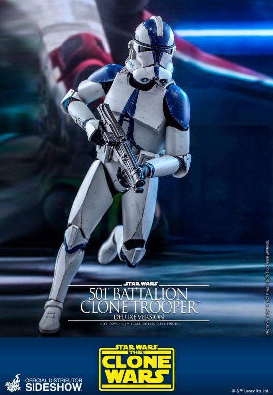 Hot Toys 501st Battalion Clone Trooper Deluxe Version Sixth Scale Figure TMS 23