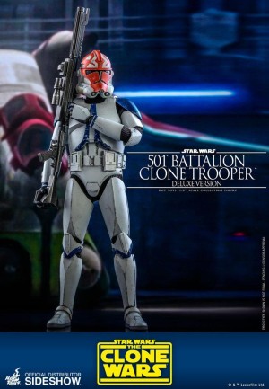 Hot Toys 501st Battalion Clone Trooper Deluxe Version Sixth Scale Figure TMS 23 - Thumbnail