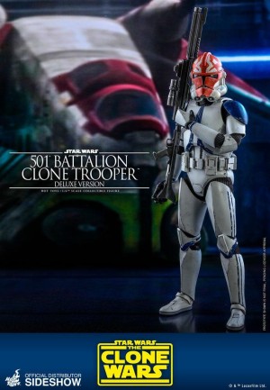 Hot Toys 501st Battalion Clone Trooper Deluxe Version Sixth Scale Figure TMS 23 - Thumbnail