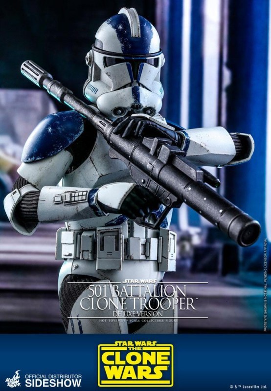 Hot Toys 501st Battalion Clone Trooper Deluxe Version Sixth Scale Figure TMS 23