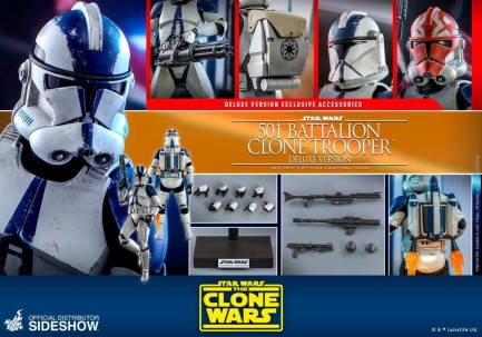 Hot Toys 501st Battalion Clone Trooper Deluxe Version Sixth Scale Figure TMS 23 - Thumbnail