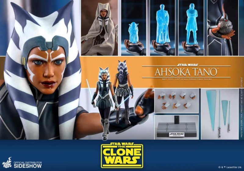 Hot Toys Ahsoka Tano The Clone Wars Sixth Scale Figure - TMS21 906960
