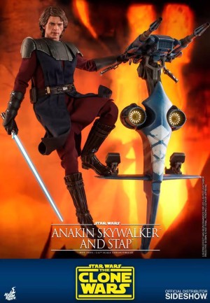 Hot Toys Anakin Skywalker and STAP Sixth Scale Figure Set - TMS20 906795 - The Clone Wars - Thumbnail
