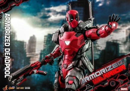Hot Toys Armorized Deadpool Diecast Sixth Scale Figure - 908909 - CMS9D42 - Marvel Comics / Deadpool Comic - Thumbnail