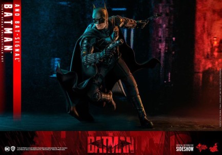 Hot Toys Batman and Bat-Signal Sixth Scale Figure Collectible Set 910596 MMS641 DC Comics / The Batman 2022 (Ön Sipariş) - Thumbnail