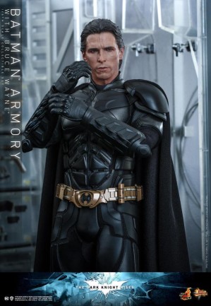 Hot Toys Batman Armory with Bruce Wayne Sixth Scale Collectible Set 911374 MMS702 DC Comics / The Dark Knight Rises (ÖN SİPARİŞ) - Thumbnail