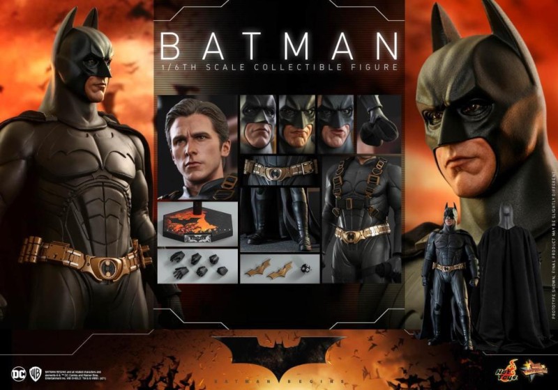 Hot Toys Batman Begins Sixth Scale Exclusive Figure - 908079 - DC Comics / Batman Begins - MMS595 (ÖN SİPARİŞ)