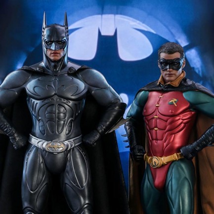 Hot Toys - Hot Toys Batman (Sonar Suit) & Robin Sixth Scale Figure Set - 904950 & 904951 - MMS593 & MMS594 - DC Comics / Batman Forever