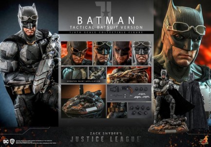 Hot Toys Batman (Tactical Batsuit Version) Sixth Scale Figure - 911795 TMS085 - DC Comics / Zack Snyder’s Justice League (ÖN SİPARİŞ) - Thumbnail