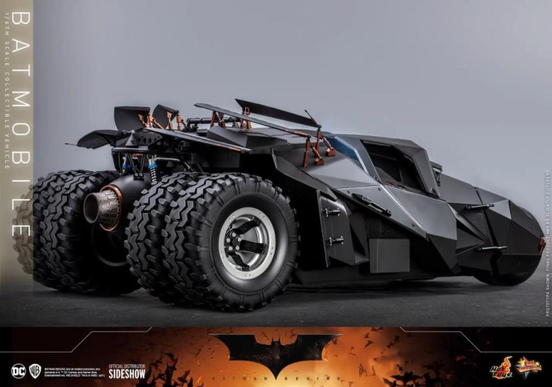Hot Toys Batmobile Sixth Scale Figure Accessory 908080 - DC Comics / Batman Begins Movie Masterpiece Series MMS596