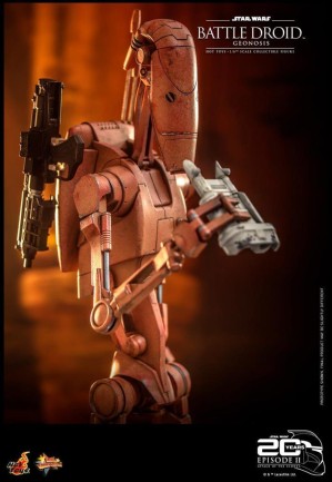 Hot Toys Battle Droid (Geonosis) Sixth Scale Figure - 911038 - Star Wars / Episode II Attack Of The Clones - MMS649 - Thumbnail
