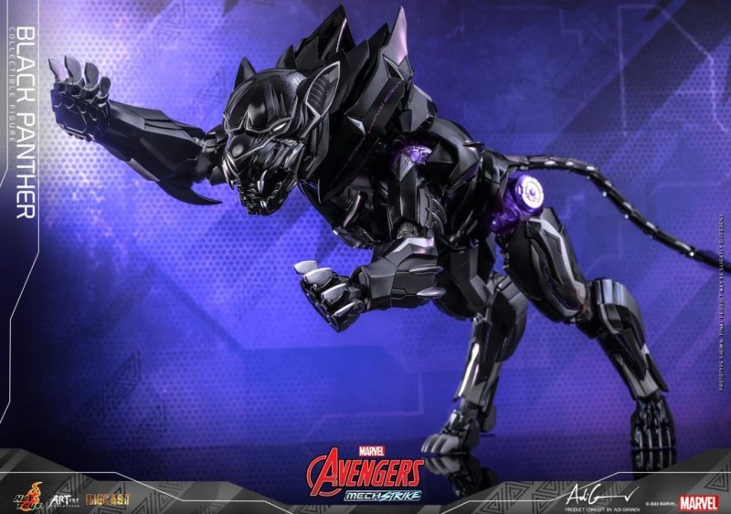 Hot Toys Black Panther (Mech Strike) Diecast Sixth Scale Figure 911477 AC05D55 Marvel Comics / Marvel's Avengers