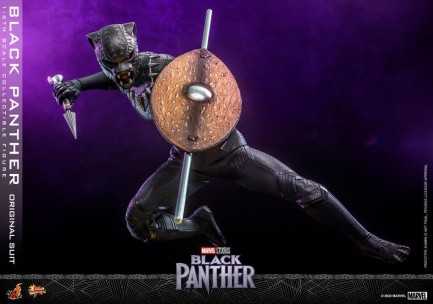 Hot Toys Black Panther (Original Suit) Sixth Scale Figure - 911691 MMS671 - Marvel Comics / Black Panther Legacy - Thumbnail