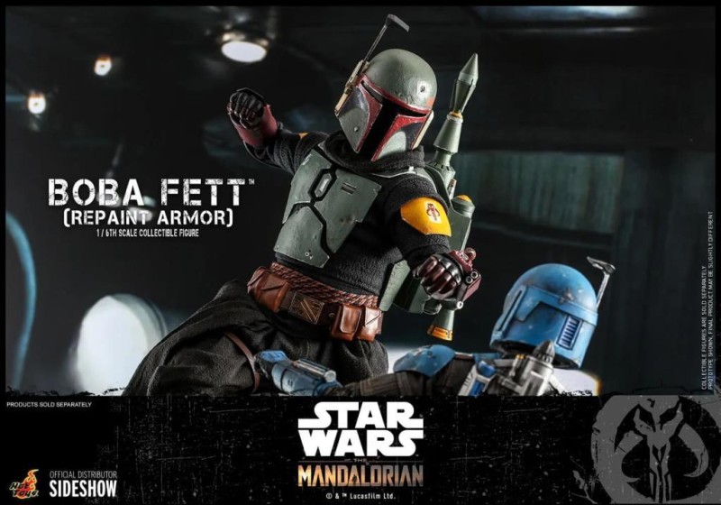 Hot Toys Boba Fett (Repaint Armor) Sixth Scale Figure - TMS55 - 908895 - Star Wars / The Mandalorian