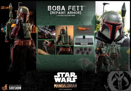 Hot Toys Boba Fett (Repaint Armor) Sixth Scale Figure - TMS55 - 908895 - Star Wars / The Mandalorian - Thumbnail