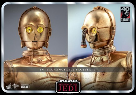 Hot Toys C-3PO ROTJ 40th Aniv. Diecast Sixth Scale Figure 912231 MMS701D56 Star Wars / Episode VI Return Of The Jedi - Thumbnail