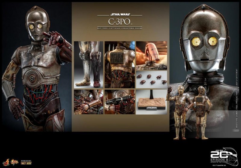 Hot Toys C-3PO Sixth Scale Figure - 911039 MMS650 
