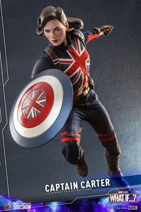 Hot Toys Captain Carter Sixth Scale Figure - 909166 - TMS59 - Marvel Comics / What If…? - Thumbnail