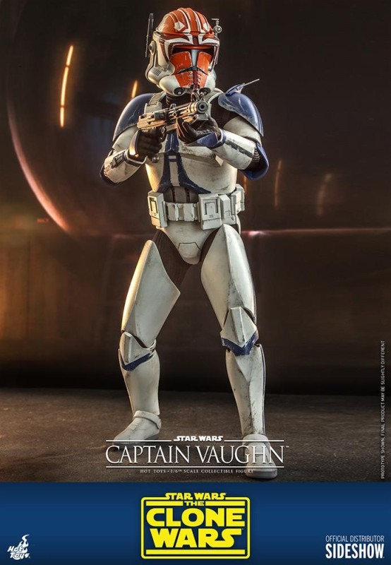 Hot Toys Captain Vaughn Sixth Scale Figure - 909744 - TMS65 - Star Wars / The Clone Wars