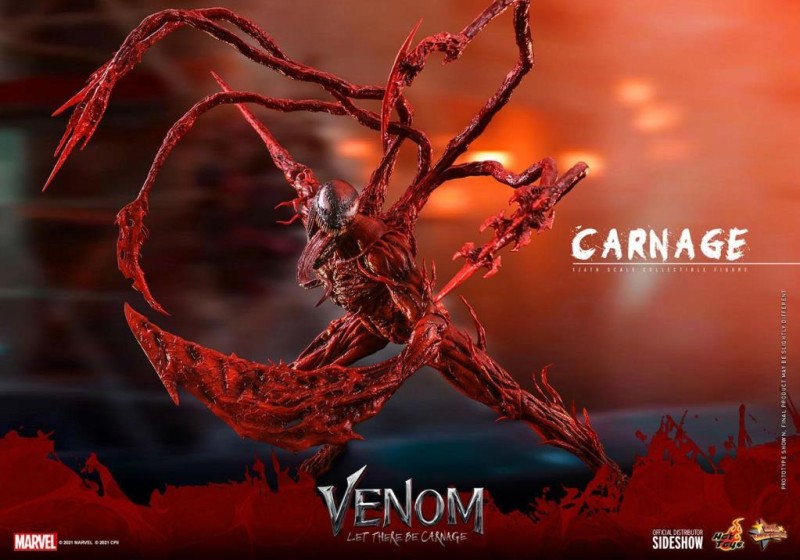 Hot Toys Carnage (Deluxe Version) Sixth Scale Figure - 909352 - Marvel Comics / Venom Let There Be Carnage MMS620
