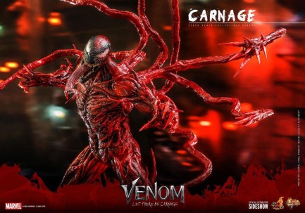 Hot Toys Carnage (Deluxe Version) Sixth Scale Figure - 909352 - Marvel Comics / Venom Let There Be Carnage MMS620 - Thumbnail