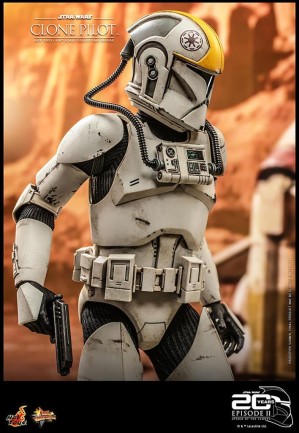 Hot Toys Clone Pilot Sixth Scale Figure - 911037 - Star Wars / Episode II Attack Of The Clones - MMS648 - Thumbnail