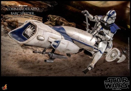 Hot Toys Commander Appo with BARC Speeder Sixth Scale Figure Set - 911126 - Star Wars / The Clone Wars - TMS76 - Thumbnail