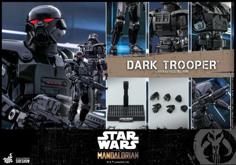 Hot Toys Dark Trooper Sixth Scale Figure - TMS32 - 907625 - Star Wars / The Clone Wars