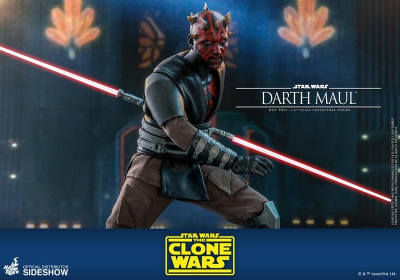 Hot Toys Darth Maul Clone Wars Sixth Scale Figure TMS24 907130 Hot Toys Darth Maul Clone Wars Sixth Scale Figure TMS24 907130