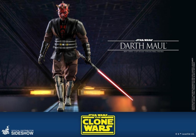 Hot Toys Darth Maul Clone Wars Sixth Scale Figure TMS24 907130 Hot Toys Darth Maul Clone Wars Sixth Scale Figure TMS24 907130