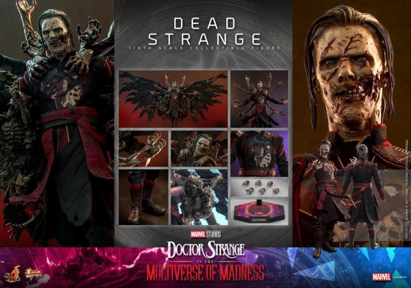 Hot Toys Dead Strange Sixth Scale Figure - 911214 - Marvel Comics / Doctor Strange : Multiverse Of Madness - MMS654