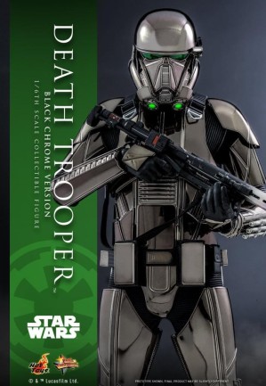 Hot Toys Death Trooper Black Chrome Version Exclusive Sixth Scale Figure - 909531 - Star Wars / Rogue One: A Star Wars Story - MMS621 - Thumbnail
