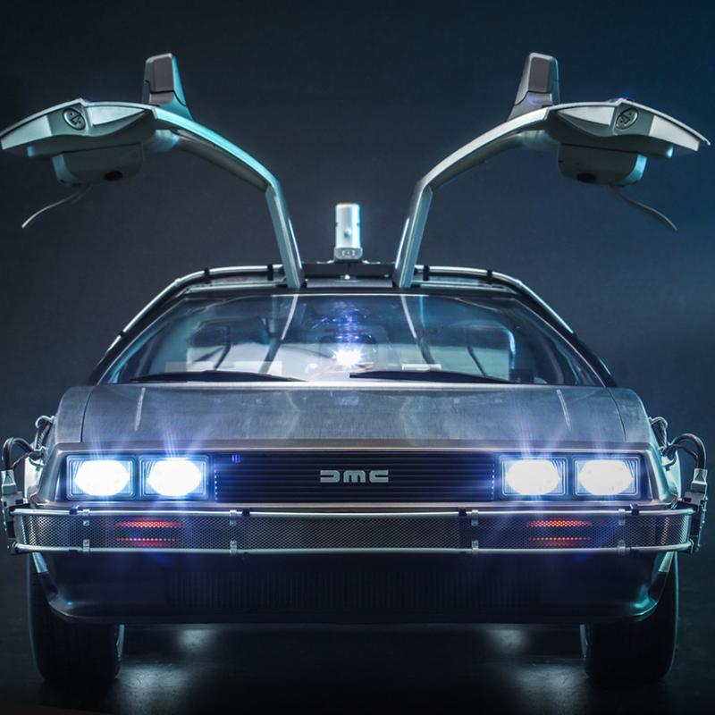 Hot Toys DeLorean Time Machine Sixth Scale Figure Accessory - 910430 - MMS636 - Back To The Future / BTTF Movie ( Ön Sipariş )