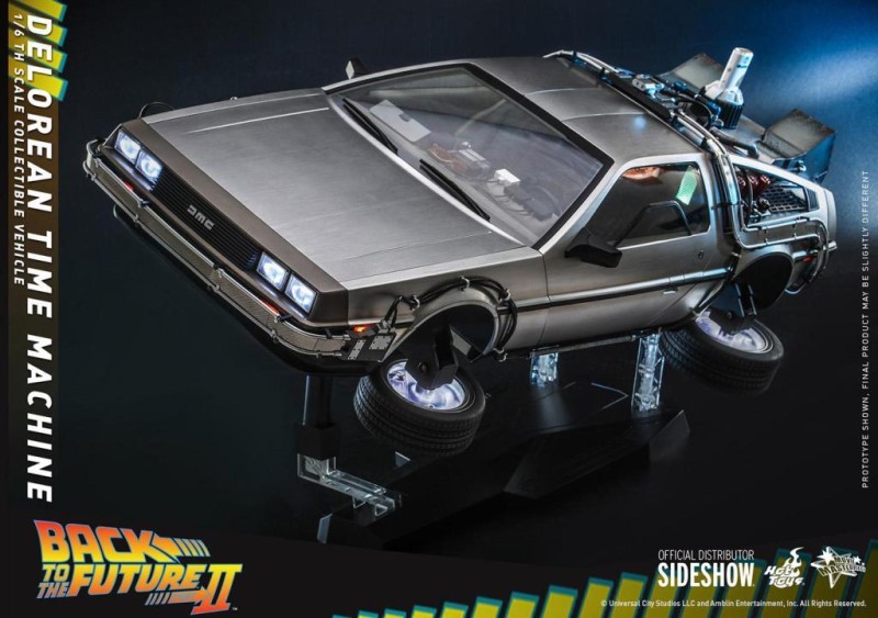 Hot Toys DeLorean Time Machine Sixth Scale Figure Accessory - 910430 - MMS636 - Back To The Future / BTTF Movie ( Ön Sipariş )