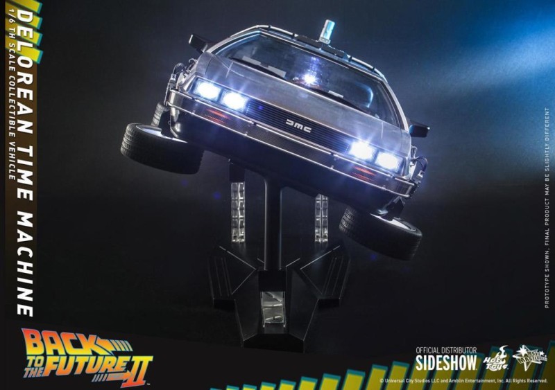 Hot Toys DeLorean Time Machine Sixth Scale Figure Accessory - 910430 - MMS636 - Back To The Future / BTTF Movie ( Ön Sipariş )