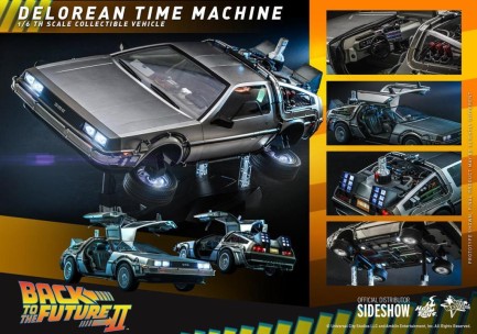 Hot Toys DeLorean Time Machine Sixth Scale Figure Accessory - 910430 - MMS636 - Back To The Future / BTTF Movie ( Ön Sipariş ) - Thumbnail