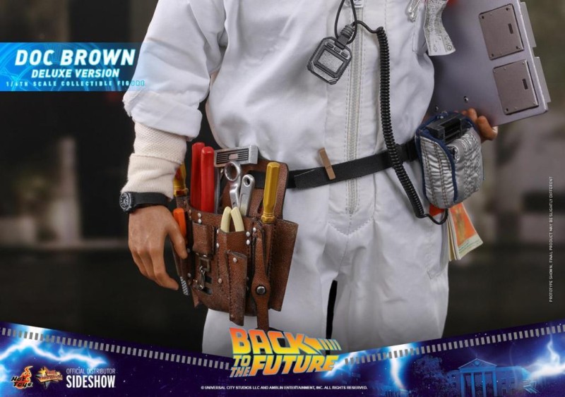 Hot Toys Doc Brown (Deluxe Version) Sixth Scale Figure - 909291 - MMS610 - Back To The Future / BTTF Movie