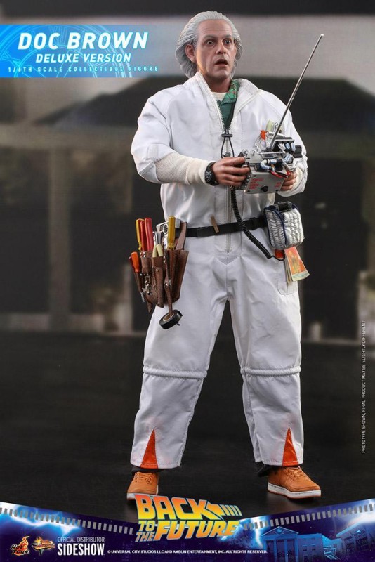 Hot Toys Doc Brown (Deluxe Version) Sixth Scale Figure - 909291 - MMS610 - Back To The Future / BTTF Movie