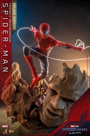 Hot Toys Friendly Neighborhood Spider-Man (Deluxe Version) Sixth Scale Figure 9113702 MMS662 Marvel Comics / Spider-Man: No Way Home - Thumbnail