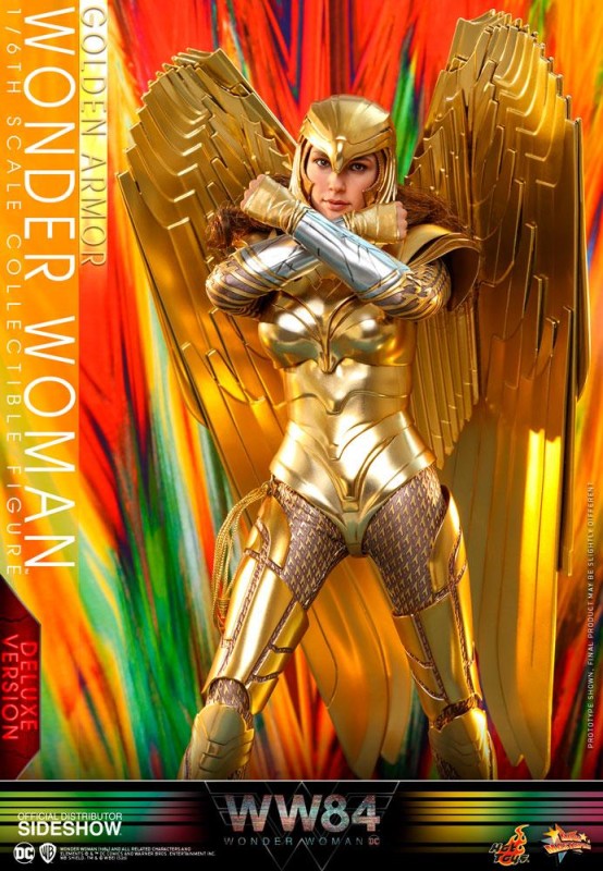 Hot Toys Golden Armor Wonder Woman (Deluxe) Sixth Scale Figure MMS578 906348 / Wonder Woman 1984