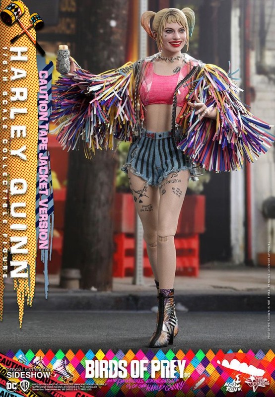 Hot Toys Harley Quinn (Caution Tape Jacket Version) Birds Of Prey Sixth Scale Figure 906087 MMS566 