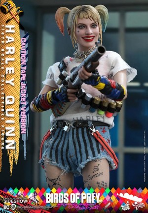 Hot Toys Harley Quinn (Caution Tape Jacket Version) Birds Of Prey Sixth Scale Figure 906087 MMS566 - Thumbnail
