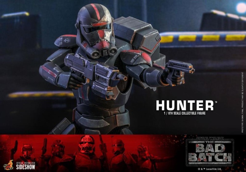 Hot Toys Hunter Sixth Scale Figure - 908284 - TMS50 - Star Wars / The Bad Batch