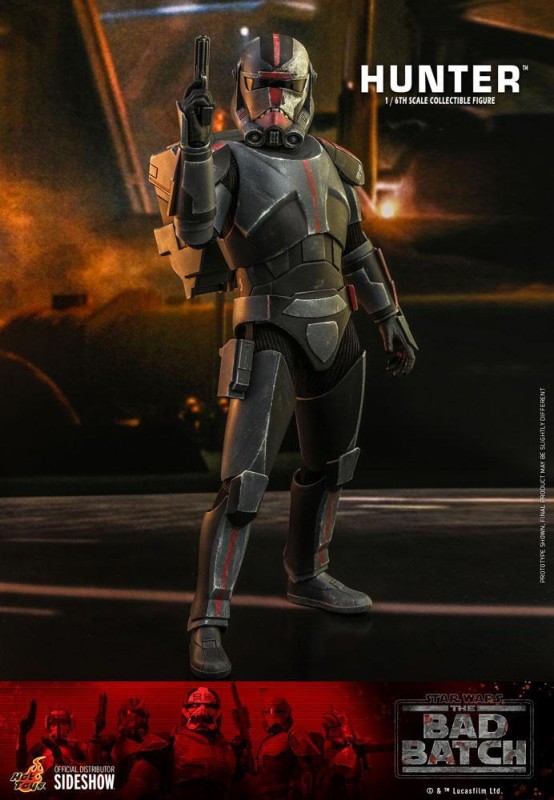 Hot Toys Hunter Sixth Scale Figure - 908284 - TMS50 - Star Wars / The Bad Batch