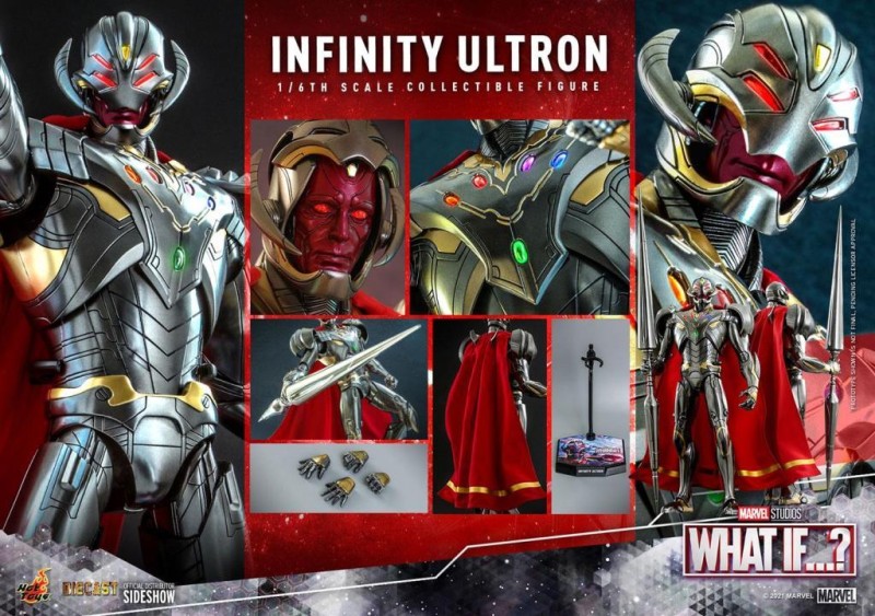 Hot Toys Infinity Ultron Sixth Scale Figure - 909671 - Marvel Comics / What If…? - TMS63