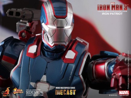 Hot Toys Iron Man 3 Iron Patriot Diecast Sixth Scale Figure - Thumbnail